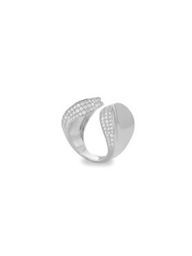 Anillo de plata abierto